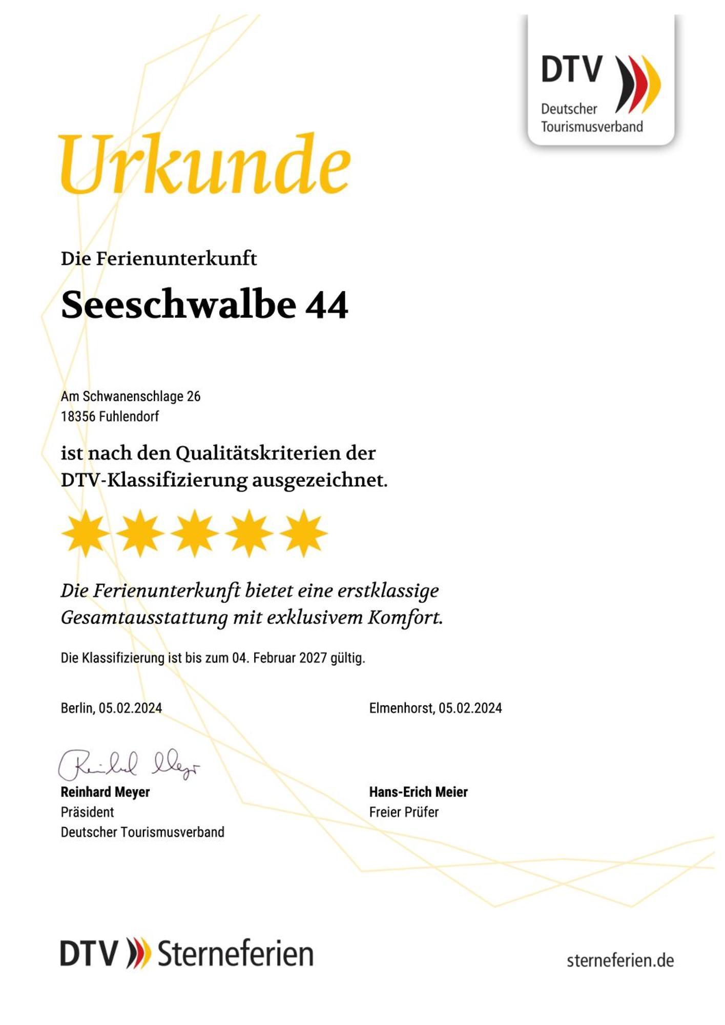 Ferienhaus Seeschwalbe 44 Fuhlendorf  Buitenkant foto